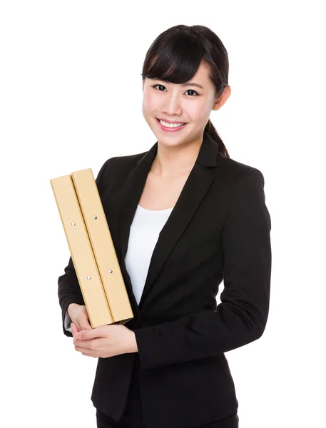 Young asian businesswoman in business suit — Stock Photo, Image