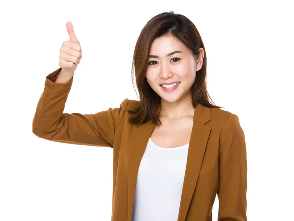 Joven asiática mujer de negocios traje — Foto de Stock