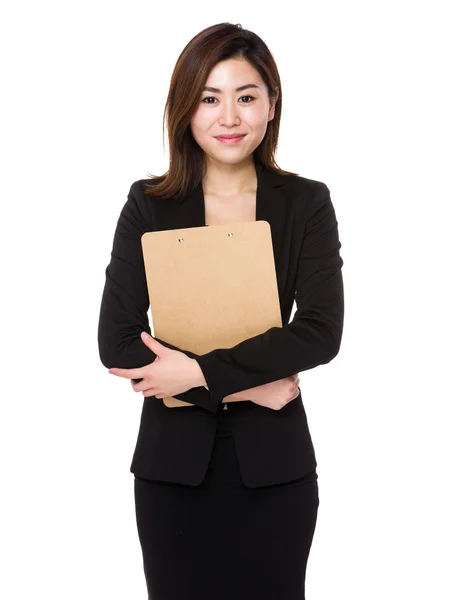 Joven asiática mujer de negocios traje — Foto de Stock