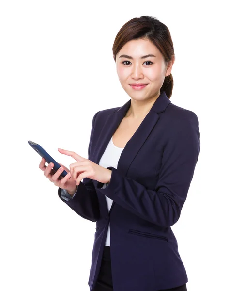 Young asian businesswoman in business suit — Stock Photo, Image