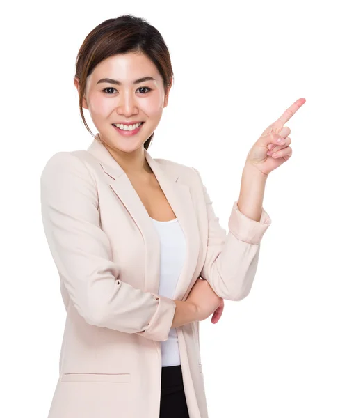 Joven asiática mujer de negocios traje — Foto de Stock