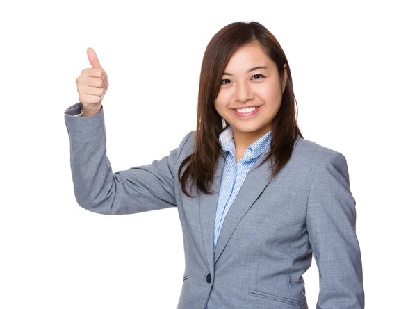 Joven asiática mujer de negocios traje — Foto de Stock