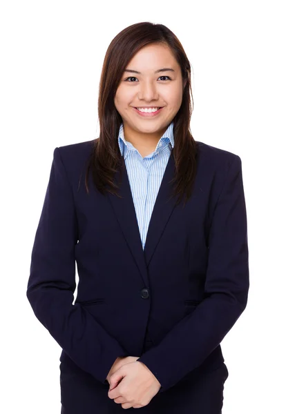 Young asian businesswoman in business suit — Stock Photo, Image