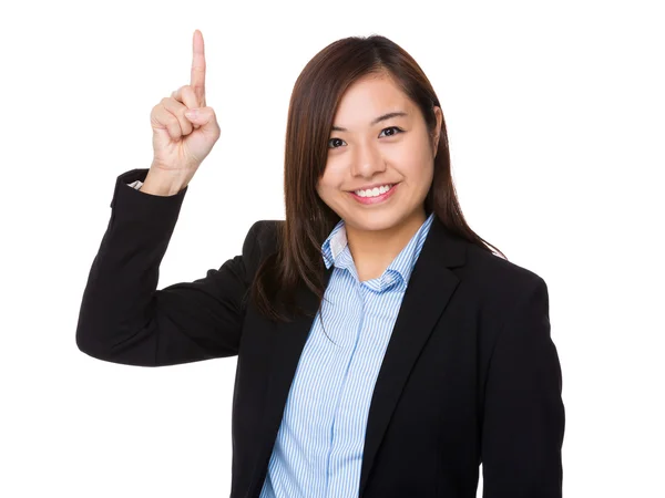 Young asian businesswoman in business suit — Stock Photo, Image