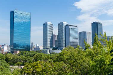 Osaka cityscape bakış