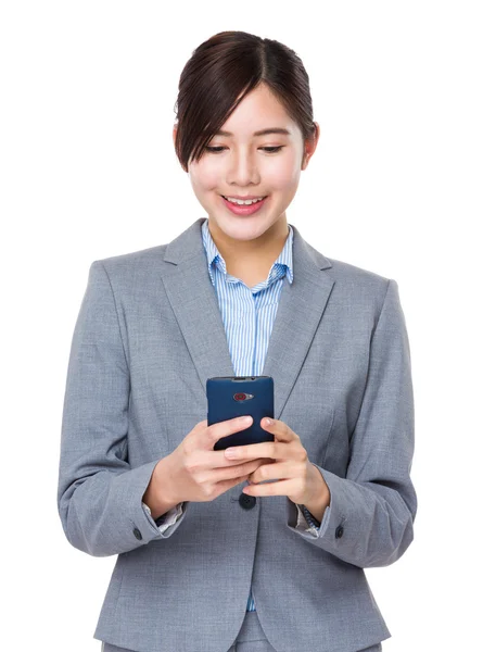 Young asian businesswoman in business suit — Stock Photo, Image