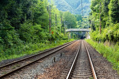Japonya'da tren rayları