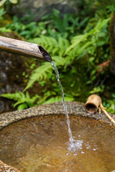 Traditional bamboo fountain — Stock Photo, Image