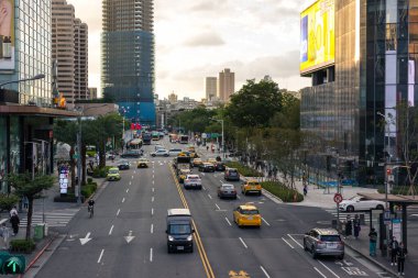 Tayvan 17 Aralık 2025: Taipei xinyi bölgesi modern şehir manzarası