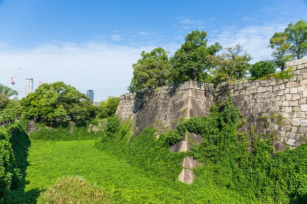 Osaka castle wall — Stock Photo, Image