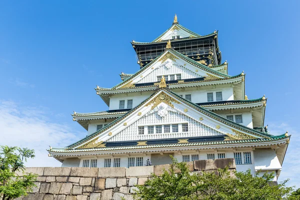 Hrad Osaka v Japonsku — Stock fotografie