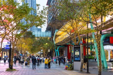 Tayvan 16 Eylül 2025: Taipei xinyi ilçesinde akşam manzarası