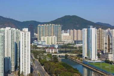 Hong Kong 16 Ocak 2026: Hong Kong yerleşim bölgesi Sha Tin