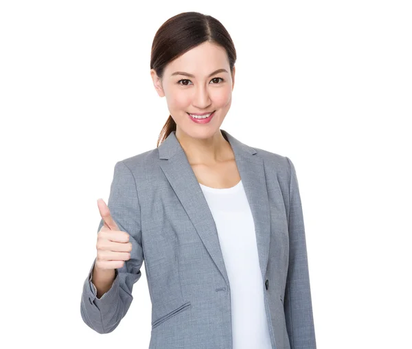 Joven asiática mujer de negocios traje — Foto de Stock