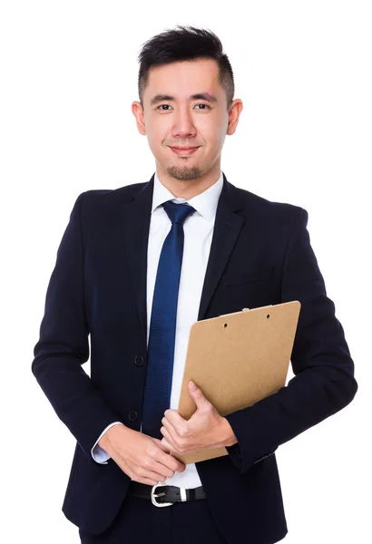 Junge asiatische Geschäftsmann in Business-Anzug — Stockfoto