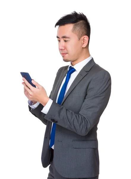 Jovem asiático empresário em terno de negócios — Fotografia de Stock