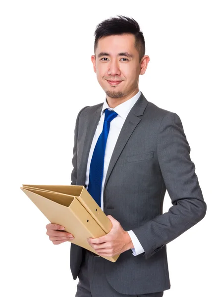 Young asian businessman in business suit — Stock Photo, Image