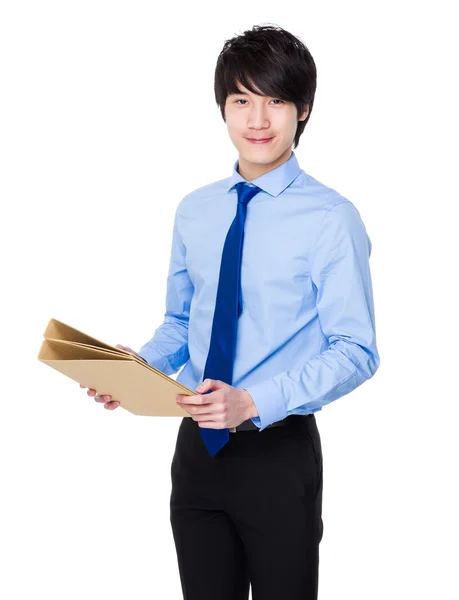 Young asian businessman in business attire — Stock Photo, Image