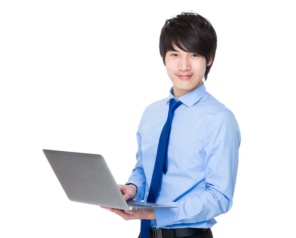 Young asian businessman in business attire — Stock Photo, Image