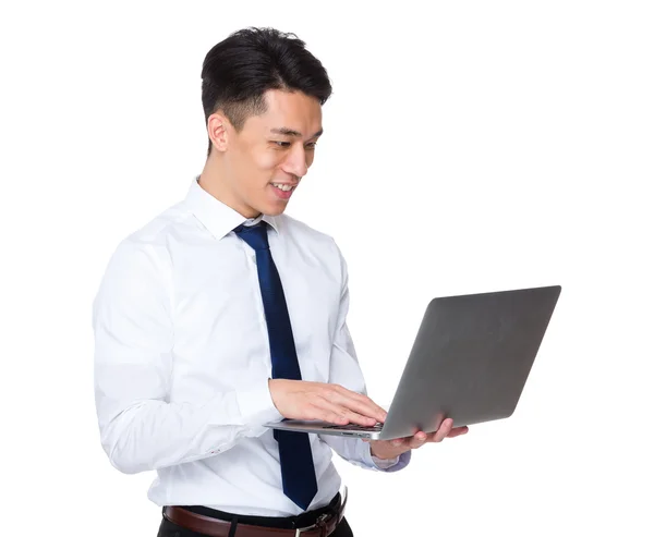 Young asian businessman in business attire — Stock Photo, Image