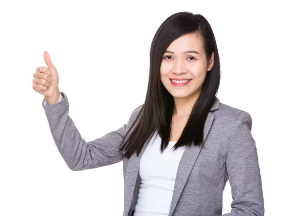 Joven asiática mujer de negocios traje — Foto de Stock