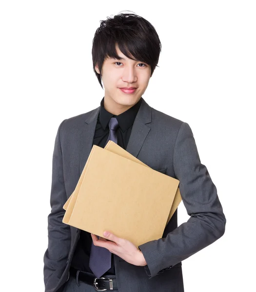 Young asian businessman in business suit — Stock Photo, Image