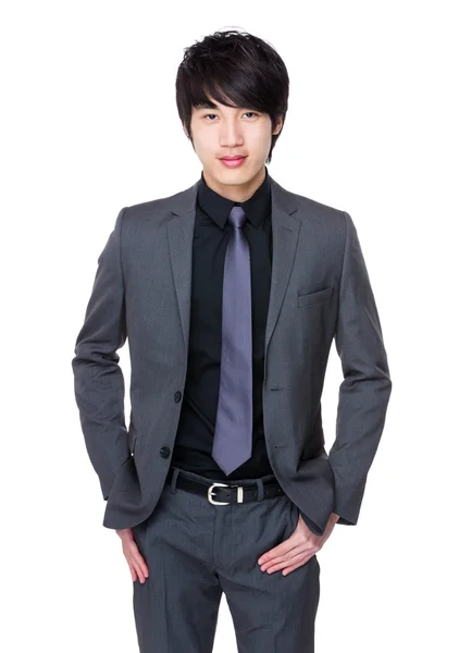Mladá asijská podnikatel v obchodní oděv — Stock fotografie