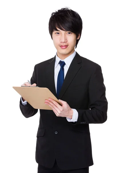 Young asian businessman in business attire — Stock Photo, Image