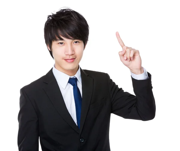 Young asian businessman in business suit Royalty Free Stock Photos