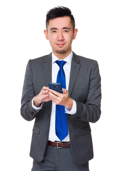 Junge asiatische Geschäftsmann in Business-Anzug — Stockfoto