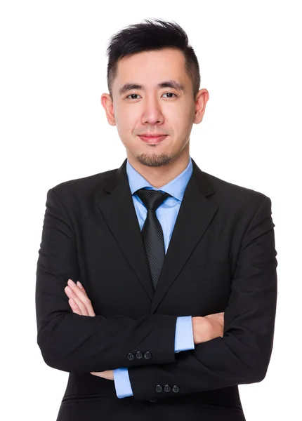 Junge asiatische Geschäftsmann in Business-Anzug — Stockfoto