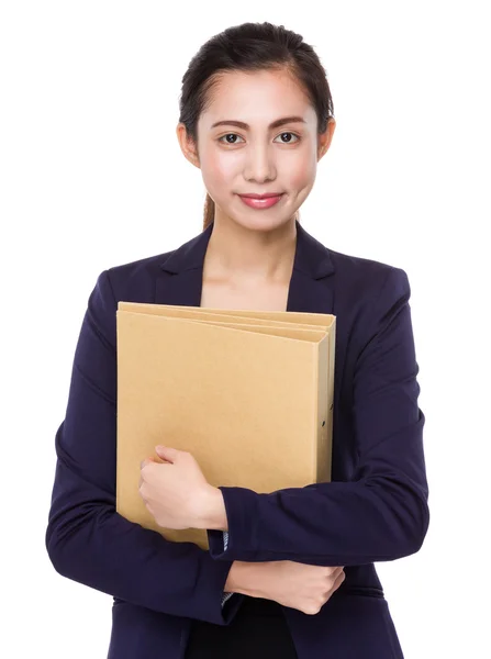 Joven asiática mujer de negocios traje — Foto de Stock