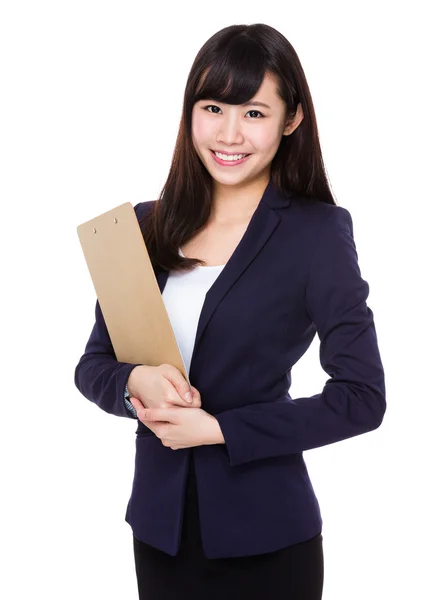 Joven asiática mujer de negocios traje — Foto de Stock