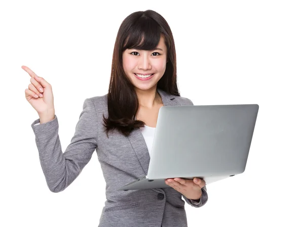 Young asian businesswoman in business suit — Stock Photo, Image