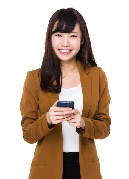 Joven asiática mujer de negocios traje — Foto de Stock