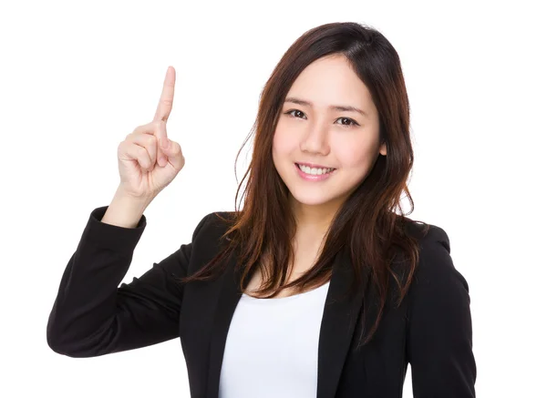 Joven asiática mujer de negocios traje — Foto de Stock