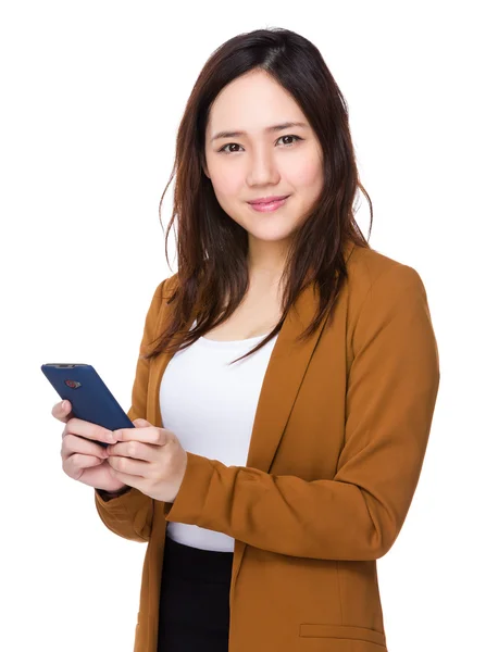 Young asian businesswoman in business suit — Stock Photo, Image