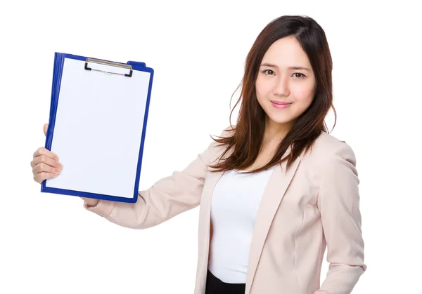 Young asian businesswoman in business suit — Stock Photo, Image