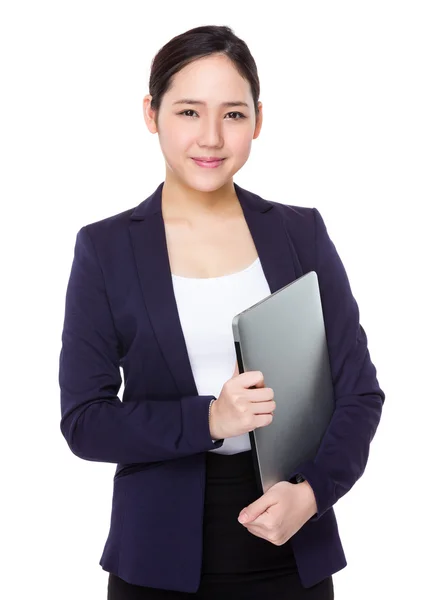 Giovane donna d'affari asiatica in abito da lavoro — Foto Stock