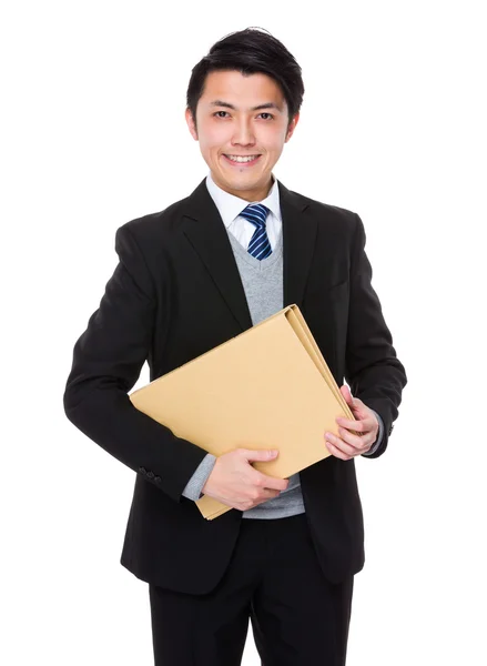 Młody biznesmen azjatyckich w garniturze — Zdjęcie stockowe