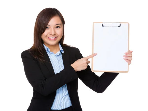 Joven asiática mujer de negocios traje — Foto de Stock