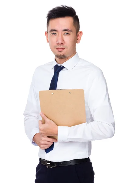 Junger asiatischer Geschäftsmann im weißen Hemd — Stockfoto