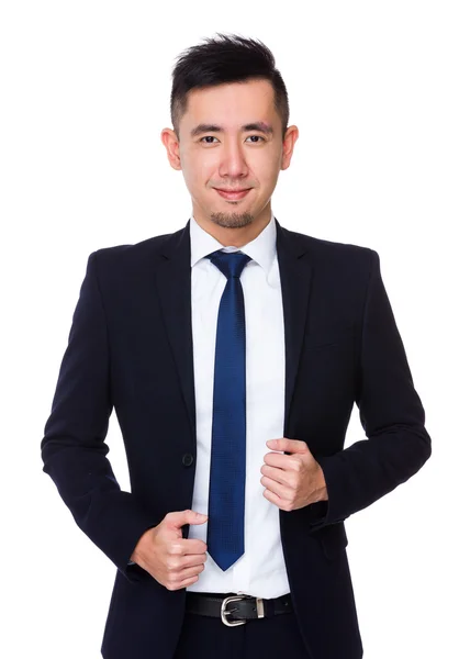 Junge asiatische Geschäftsmann in Business-Anzug — Stockfoto