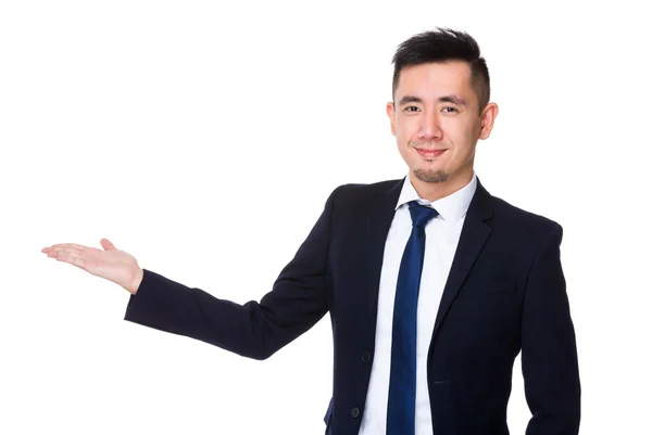 Young asian businessman in business suit — Stock Photo, Image