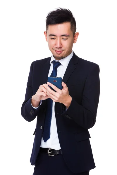 Junge asiatische Geschäftsmann in Business-Anzug — Stockfoto