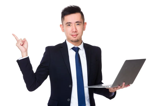 Young asian businessman in business suit — Stock Photo, Image