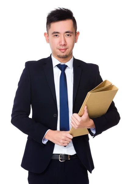 Young asian businessman in business suit — Stock Photo, Image