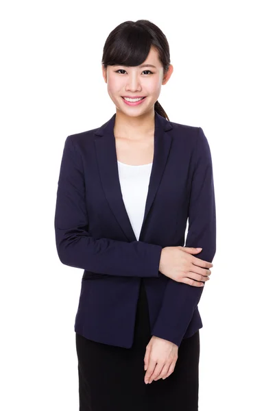 Jeune femme d'affaires asiatique en costume d'affaires — Photo