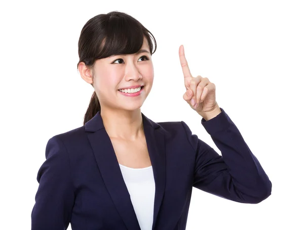 Young asian businesswoman in business suit — Stock Photo, Image