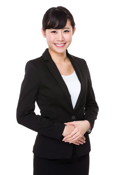 Jeune femme d'affaires asiatique en costume d'affaires — Photo